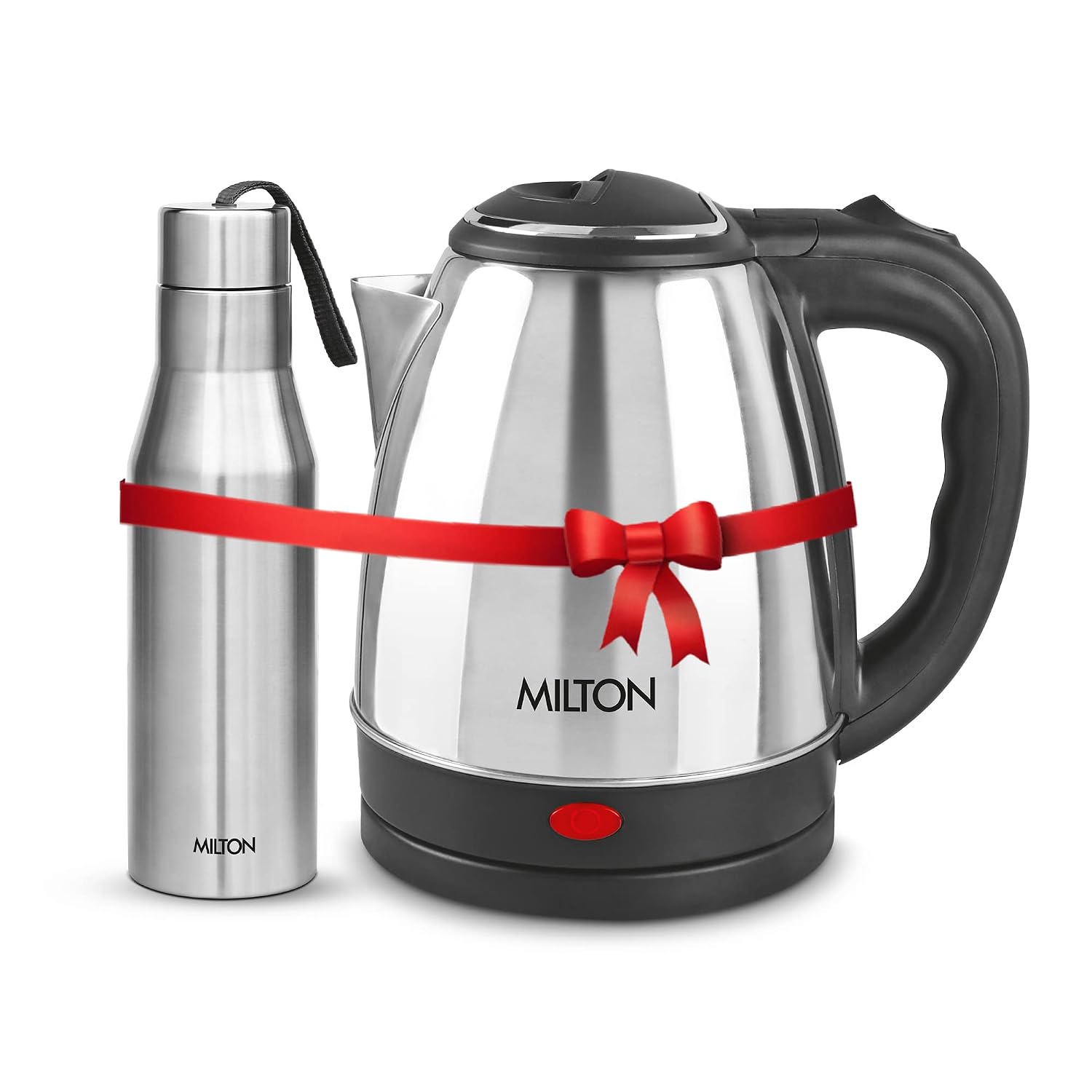MILTON GO ELE KETTLE 1200+SUPER 750 Beverage Maker (1.2 L, Silver)